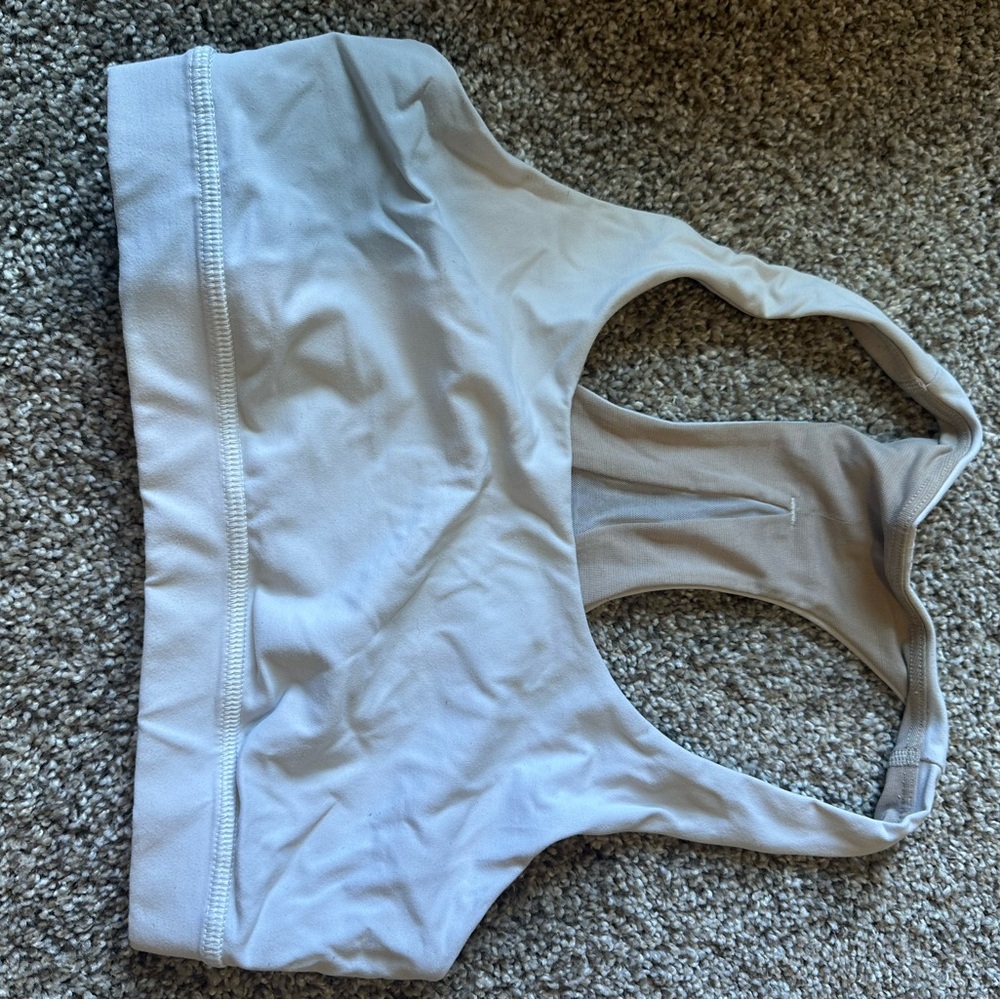 lululemon athletica Cream Sports Bra